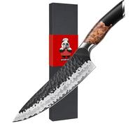 SHAN ZU Couteau de Chef Japonais Forgé à la Main, Couteau de Cuisine 20cm