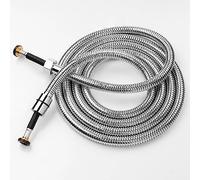 SHANFO Tuyau de Douche 2,5m en Acier Inoxydable, Flexible de Douche Universel, Anti-Torsion, Connecteur en Laiton, Raccord Standard G1/2", Chrome, Z1OK
