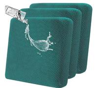 SHANNA Housses De Coussins D'assise Extensibles Et Antidérapantes : Lot De 3 Housses Modernes pour Coussins De Canapé, Résistantes À l'eau, Coussins Super Doux pour Animaux De Canapé (Vert Foncé)