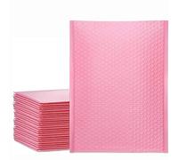 SHANQIAN 25PCS Enveloppes à Bulles A4, 254x330MM Enveloppes Rembourrées Auto-scellantes, Enveloppes Matelassées Mailer pour Emballage Rose