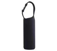 shaoyanger Housse isolante professionnelle pour bouteille d'eau avec boucle à pression pour 500 ml de diamètre 6 à 8 cm 5 couleurs (noir)