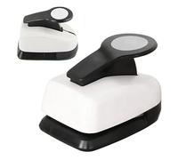 Shape Hole Punch - Decorative Shape Cutter for Paper Crafting | Sturdy Metal with Comfort Grip, Round Embossing Hole Puncher, DIY Scrapbook Cardmaking Planner Envelope Accessories for Classroom Office