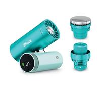 Shark ChillPill Système de ventilateur grande vitesse 3-en-1, Glacier | Brume ultra-fine et InstaChill 3-en-1, comprend 3 accessoires de rafraîchissement, design adapté aux voyages - FA022EUBL
