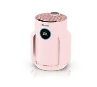 Shark NeverChange, Purificateur d’air compact, Aucun filtre à remplacer pendant 5 ans, jusqu'à 23m², HEPA 99,9% aspire poussière, pollen et COV, écran LED, Quartz Rose, HP072EUPL
