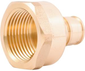 SharkBite Adaptateur d'extension FNPT 1/2" x 3/4" pour tuyau PEX-A, raccords de plomberie en laiton, adaptateur NPT femelle pour tube PEX-A, UAB068LFA