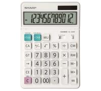 Sharp Calculatrice de bureau SH-EL340W 12 chiffres blanche