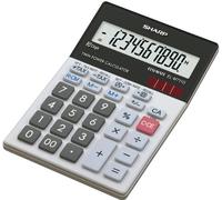 Sharp Calculatrice EL m711g, Pile/Solaire, 100 x 151.5 x 33 mm, Noir/Blanc ELM711GGY