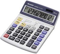 SHARP calculatrice de bureau EL-2125C alimentation solaire