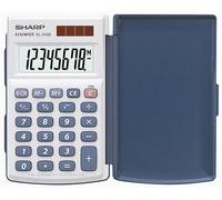 Sharp EL-243 S Calculatrice de poche blanc, bleu Ecran: 8 solaire, à pile(s) (l x H x P) 64 x 11 x 105 mm