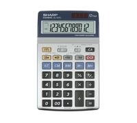 Sharp Calculatrice de poche EL-337C 12 chiffres Mémoire 1+GT Batterie LR44 Import Allemagne
