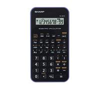 Sharp EL-501 x Calculatrice Scientifique avec entrée D.A.L (Fonctionne sur Piles) Violet/Noir