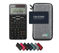Sharp EL-531TG Gris avec Housse de Protection WYNGS incluse Gris Clair - Calculatrice Scientifique - Pack de Base