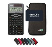 Sharp EL-531TG Gris avec Housse de Protection WYNGS incluse Gris Foncé - Calculatrice Scientifique - Pack de Base
