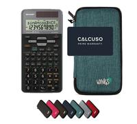 Sharp EL-531TG Gris avec Housse de Protection WYNGS incluse Turquoise - Calculatrice Scientifique - Pack de Base