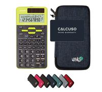 Sharp EL-531TG Vert avec Housse de Protection WYNGS incluse Bleu - Calculatrice Scientifique - Pack de Base