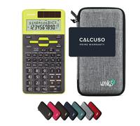 Sharp EL-531TG Vert avec Housse de Protection WYNGS incluse Gris Clair - Calculatrice Scientifique - Pack de Base