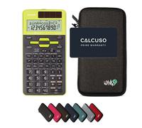 Sharp EL-531TG Vert avec Housse de Protection WYNGS incluse Gris Foncé - Calculatrice Scientifique - Pack de Base