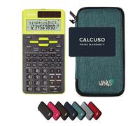 Sharp EL-531TG Vert avec Housse de Protection WYNGS incluse Turquoise - Calculatrice Scientifique - Pack de Base