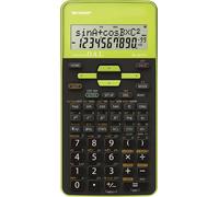 Sharp EL-531TH Calculatrice scolaire vert Ecran: 10 à pile(s) (l x H x P) 80 x 15 x 161 mm