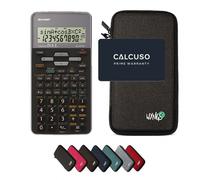 Sharp EL-531TH Gris avec Housse de Protection WYNGS incluse Gris Foncé - Calculatrice Scientifique - Pack de Base