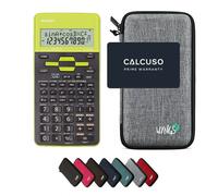 Sharp EL-531TH Vert avec Housse de Protection WYNGS incluse Gris Clair - Calculatrice Scientifique - Pack de Base
