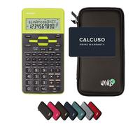 Sharp EL-531TH Vert avec Housse de Protection WYNGS incluse Noir - Calculatrice Scientifique - Pack de Base