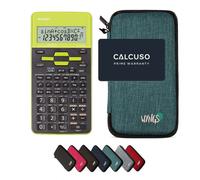 Sharp EL-531TH Vert avec Housse de Protection WYNGS incluse Turquoise - Calculatrice Scientifique - Pack de Base