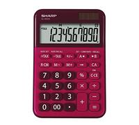 Sharp Calculatrice de bureau EL-M335 basique Rouge