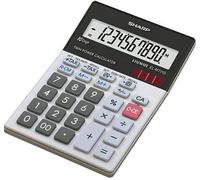 Sharp EL-M711G Calculatrice de bureau noir, blanc Ecran: 10 solaire, à pile(s) (l x H x P) 100 x 33 x 152 mm