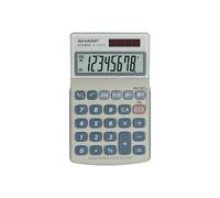 Sharp Elsi Mate EL-240SAB - Calculatrice de poche - 8 chiffres - panneau solaire, pile