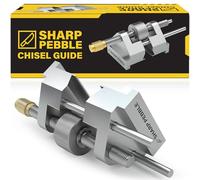 Sharp Pebble Guide d'affûtage, gabarit d'aiguisage pour ciseaux à bois et fers de rabot, compatible avec les ciseaux de 0,6 à 5 cm, aux lames de rabot de 3,5 cm à 8 cm.