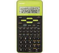 Sharp Calculatrice scientifique EL-531TH – 10 chiffres + 2 exposants – pile – Vert