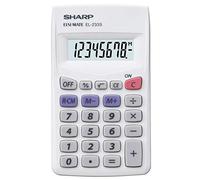 Sharp EL-233 S Calculatrice de poche blanc Ecran: 8 à pile(s) (l x H x P) 62 x 8 x 105 mm