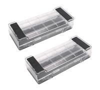 SHARPAL 160H Support et boîte pour pierre à aiguiser, lot de 2 | Support antidérapant 2-en-1 avec boîte de rangement pour pierres à aiguiser jusqu’à 202 x 75 x 28 mm