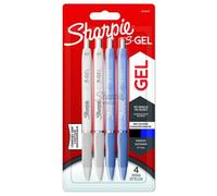 Sharpie 2162647 Stylo À Encre Gel Stylos Rétractables À Encre Gel Noir, Bleu, Cotton Pearl 4 Pièce(S)