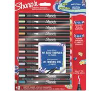 Sharpie Surligneur 2213421 – Pointe ogive – 12 couleurs