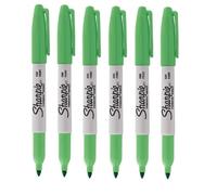 Sharpie Cosmic Galaxy Lot de 6 marqueurs permanents à pointe fine Vert