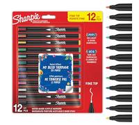 Sharpie Marqueur peinture acrylique Creative (2212913) 12 couleurs assorties Pointe fine Enfants