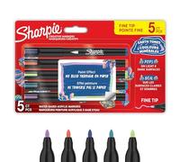 Sharpie Creative Marker – Lot de 5 marqueurs acryliques tons terre, pointe fine, à base d'eau