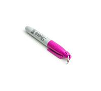 Sharpie Lot de 1 mini marqueurs permanents, pointe fine, format de poche avec porte-clés, rose, magenta
