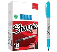 Sharpie Marqueur Permanent Fine, Bleu Ciel