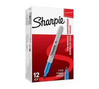 Sharpie marqueur fin permanent 1,0 mm 12pk encre remarquablement résiliente rési