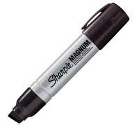 Sharpie Marqueur permanent Magnum Pro – pointe biseautée – noir – boîte de 12