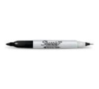 Sharpie – Marqueurs permanents à double pointe – 0,9 & 0,5 – Noir – Boîte 12