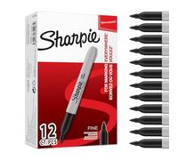 Sharpie Marqueur permanent pointe fine ogive 0,9 mm – Noir – Enfants