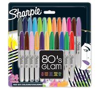 Sharpie marqueurs permanents - pointe fine - Electro Pop & assortiment de couleurs originales - lot de 24