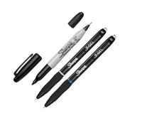 Sharpie S Gel Noir et Bleu | 1x marqueur de décoration à double pointe | 3 comptes