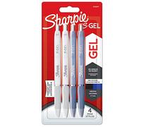 Stylo roller Sharpie S-Gel Fashion rétractable pointe 0,7 mm - écriture moyenne - Blister de 4