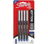 Sharpie Lot de 12 stylos à bille à pointe aiguille (0,5 mm) - Encre bleue