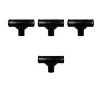 Sharplace 4 pièces Joint en T pour Pieds et poutres Piscine - Connecteur pour Structure Piscine - Stabilité améliorée - Accessoires - Pièces, Noir